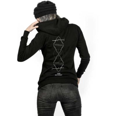 Dark Alchemy, Occult Hoodie, Unisex, Elemental